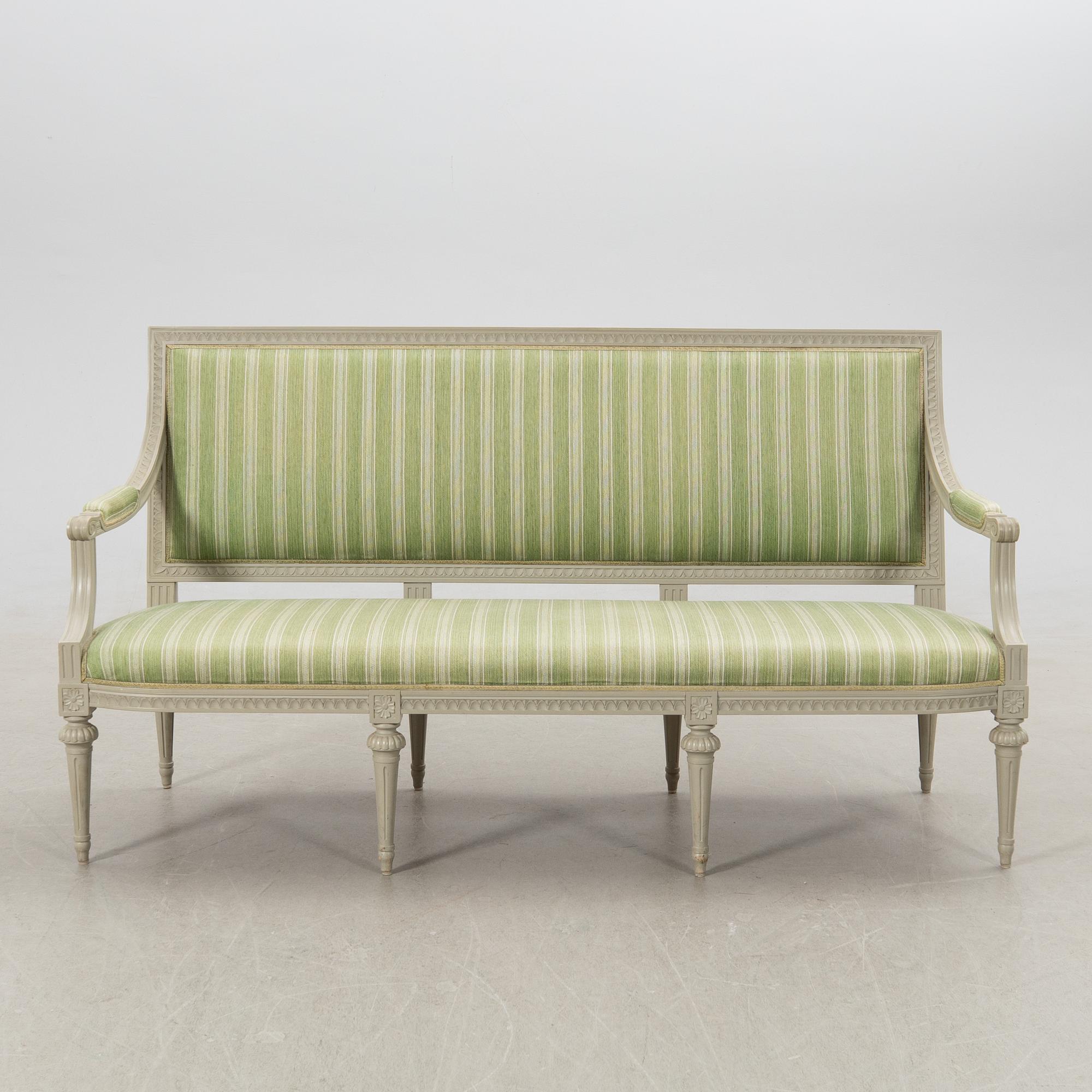 Soffa, gustaviansk stil, Bröderna Sylven, 1900-talets andra hälft.