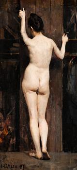 45. Akseli Gallen-Kallela, "NUDE MODEL".