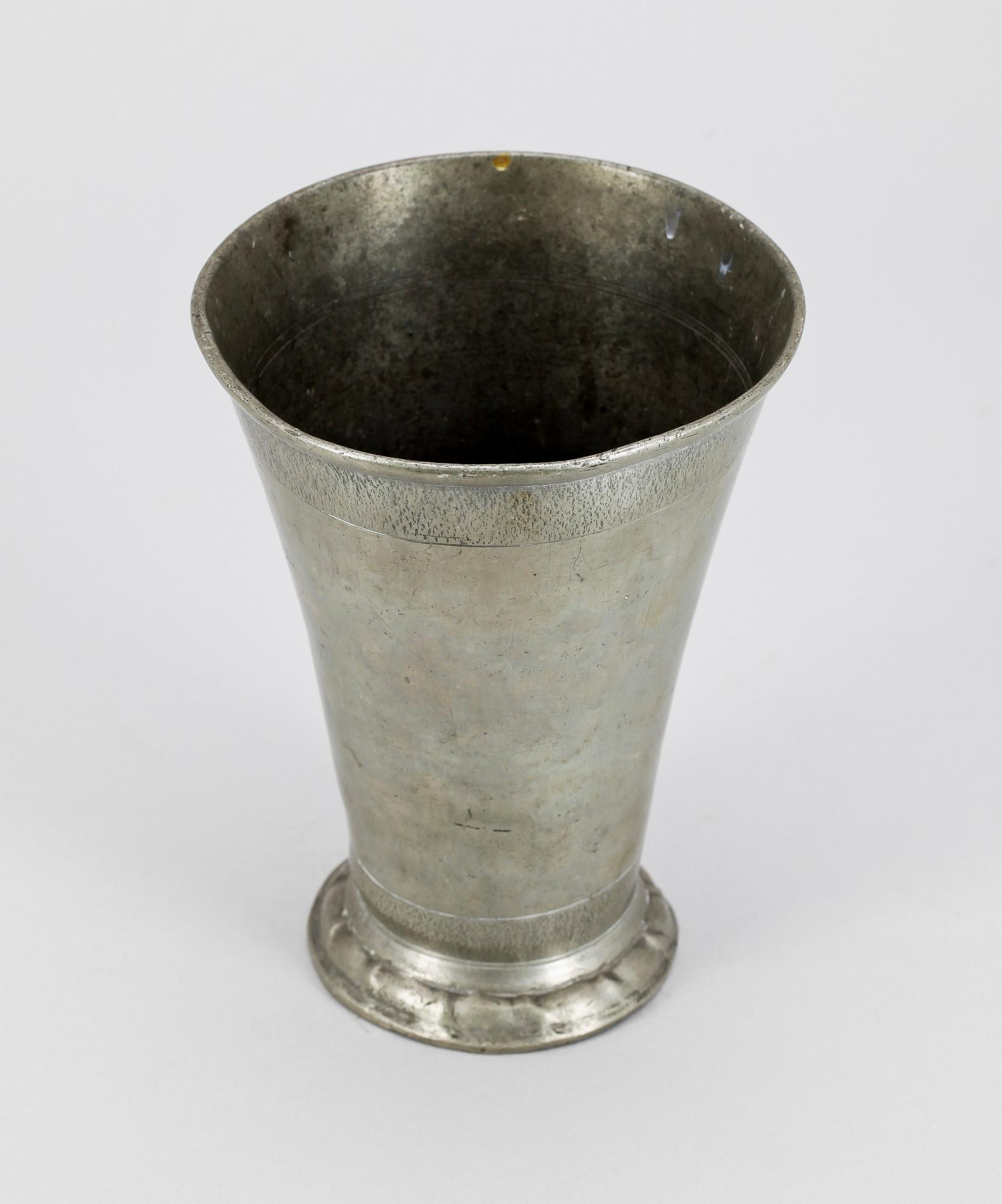 BÄGARE, tenn, Israel Buhrman (II), Stockholm 1819.