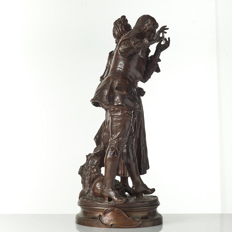 ADRIEN ÉTIENNE GAUDEZ, efter, skulptur, brons, signerad i godset.