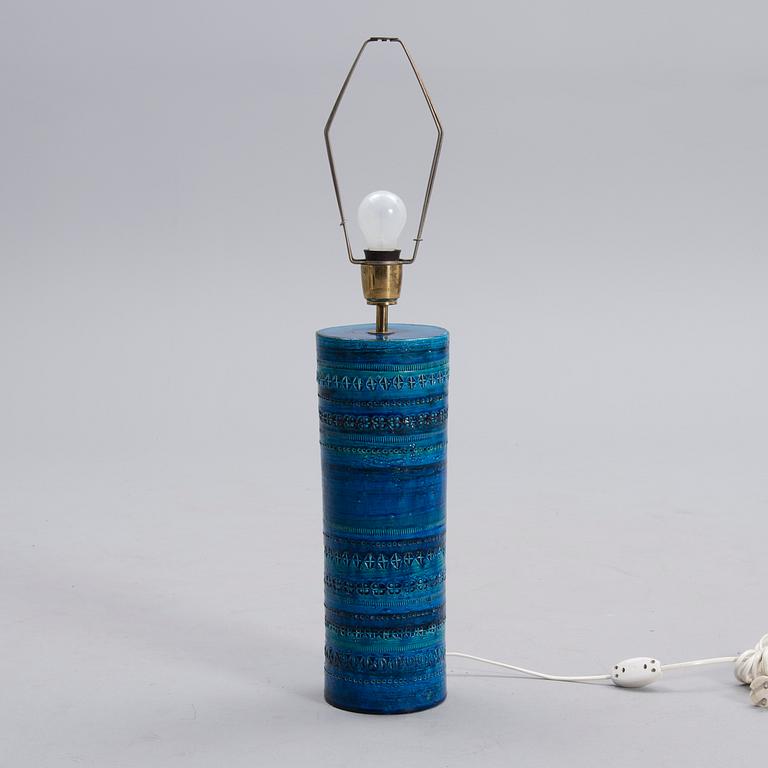 BORDSLAMPA, keramik, Aldo Londi för Bitossi, Italien 1960-tal.