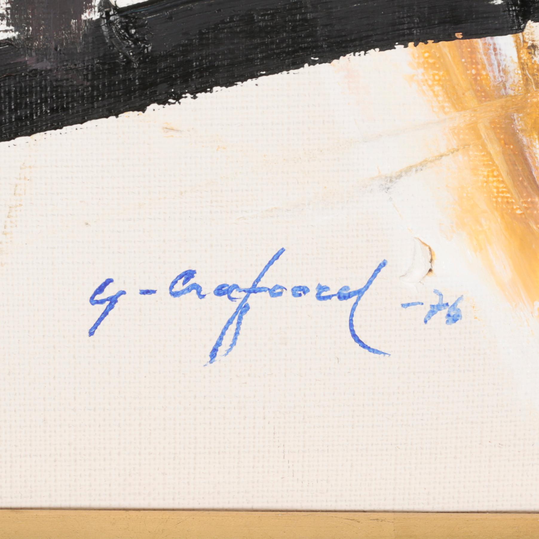 GEORG CRAFOORD, olja på duk, signerad och daterad -76.