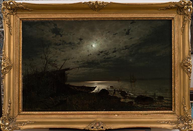 HJALMAR MUNSTERHJELM, MÅNSKEN ÖVER HAVET.