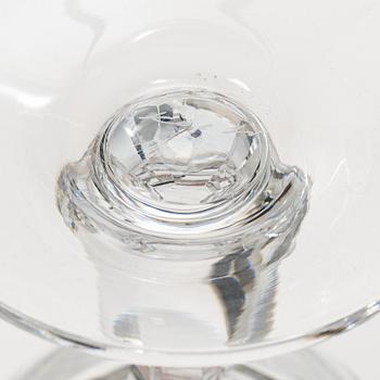 Ingeborg Lundin, a 44 pieces glass service, "Silvia", Orrefors, Sweden.