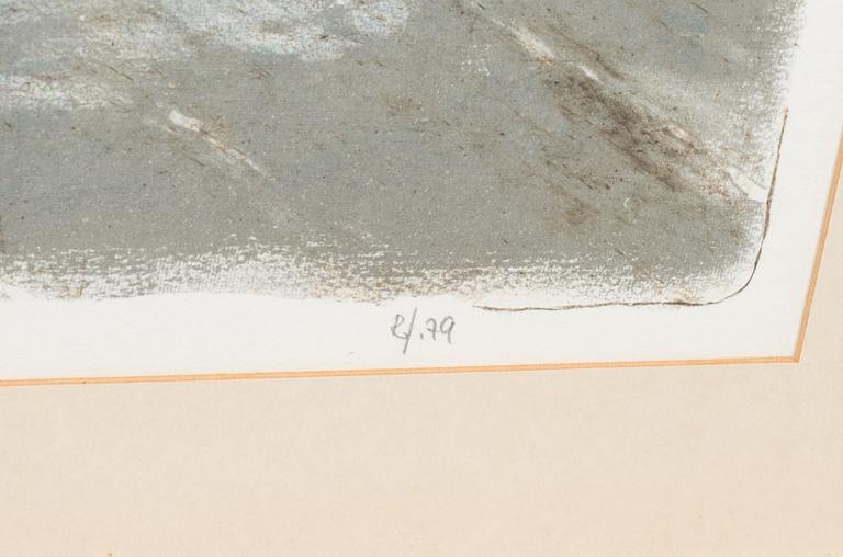 ROJ FRIBERG, färglitografi, monogramsignerad, daterad 79 och numrerad 47/191.