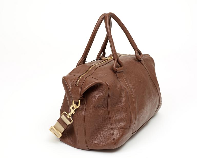 A brown bag by Bally.