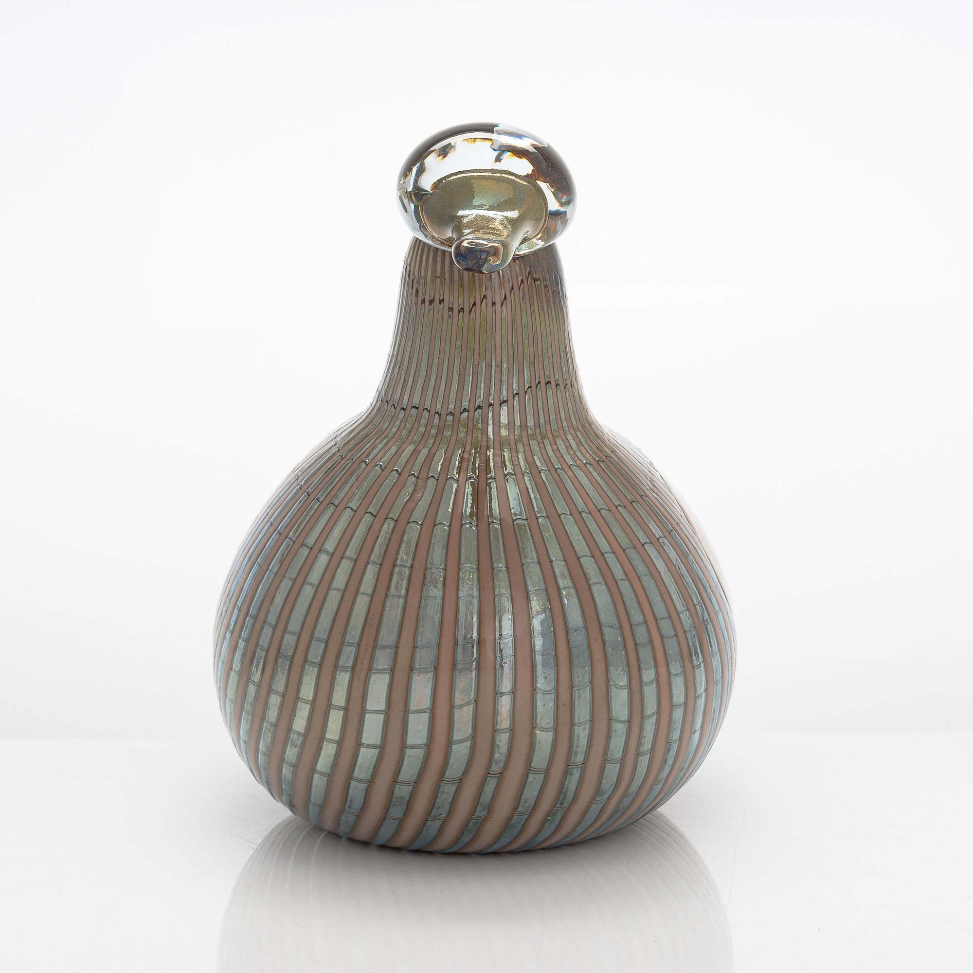 Oiva Toikka, glasfågel, signerad Oiva Toikka Nuutajärvi Notsjö, 83/1000.