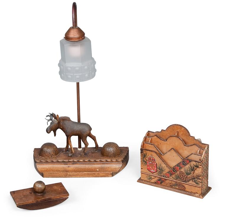 WRITING DESK ORNAMENTS.