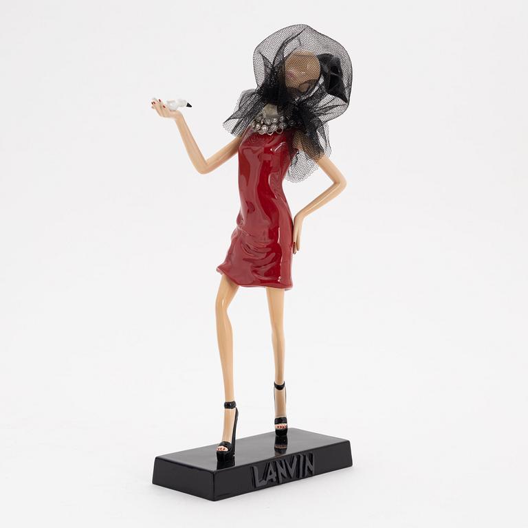 Lanvin, a porcelain figurine, 'Miss Lanvin 5', Franz, Limited Edition No. 018/800, 2007.