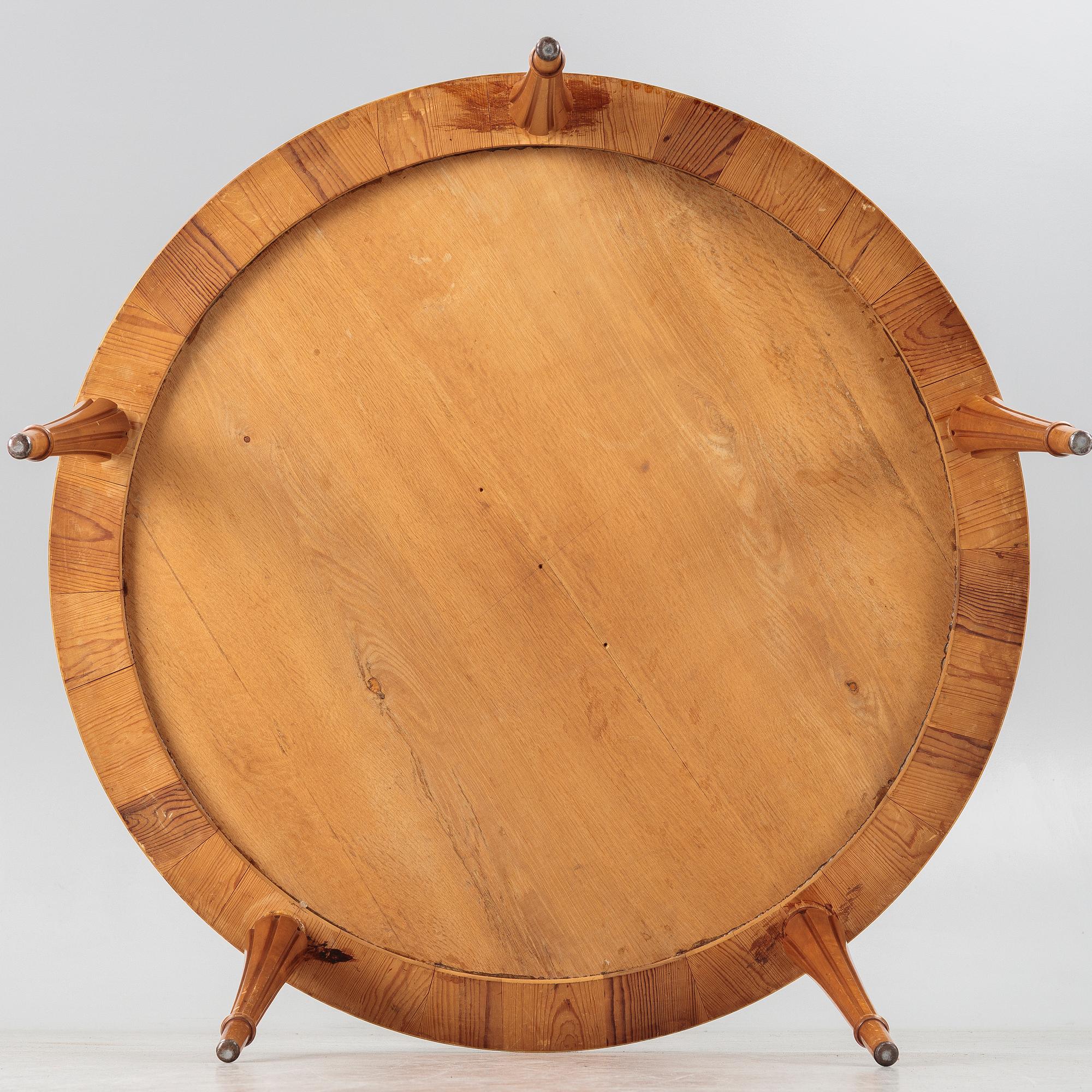 A coffee table, probably Birger Ekman, Mjölby Intarsia, 1938.