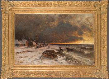Julius von Klever, oil on canvas, signed.