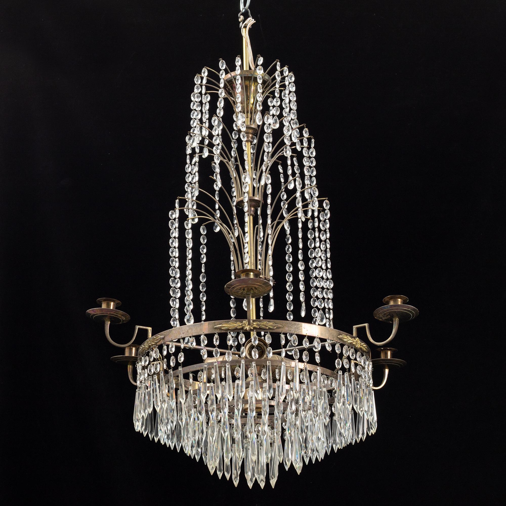 Ljuskrona, 1900-talets första hälft.