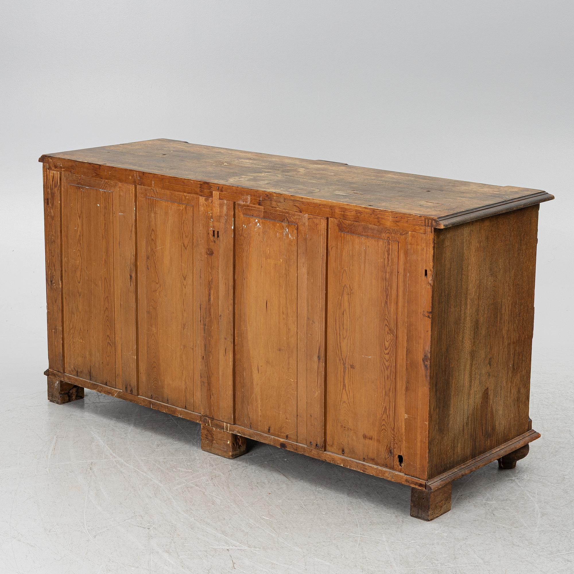 Sideboard, barockstil, 1800-talets slut.