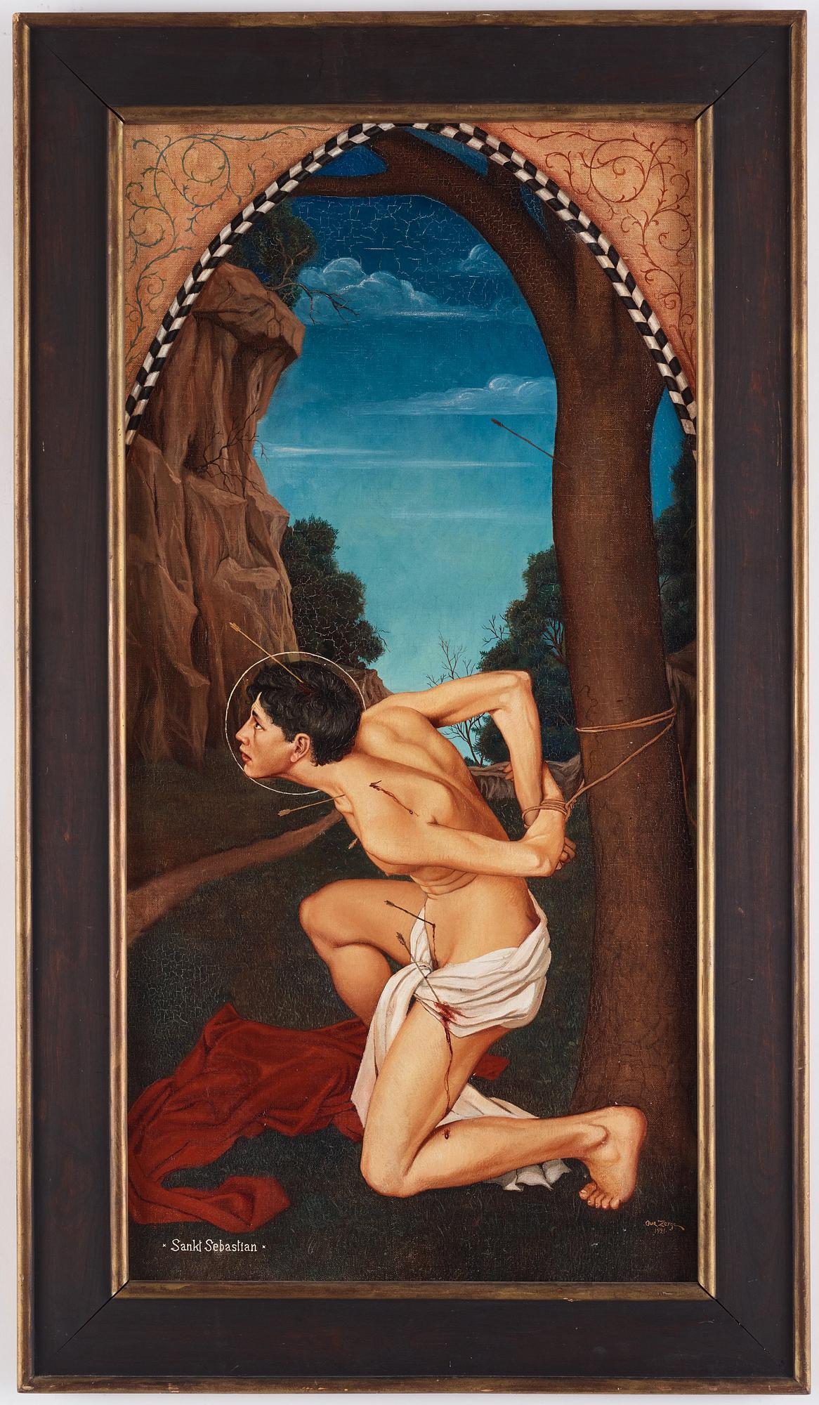 Owe Zerge, "Sankt Sebastian".