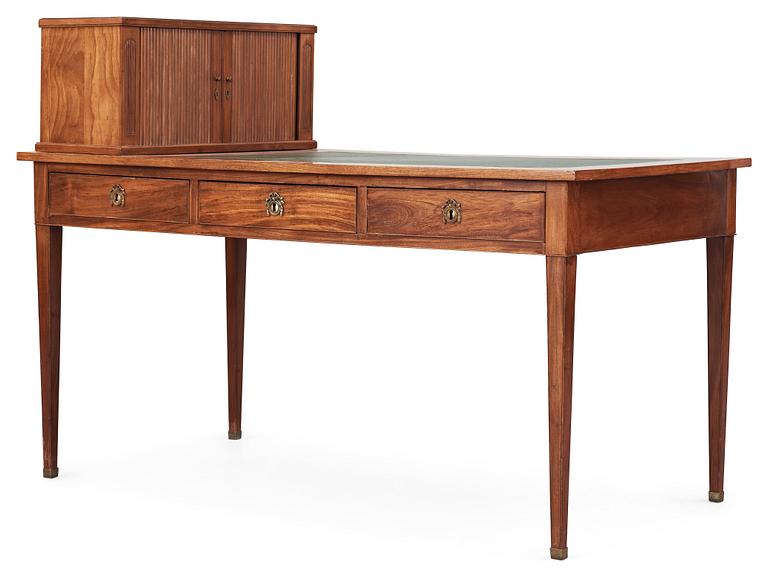 A late Gustavian late 18th century writing table.