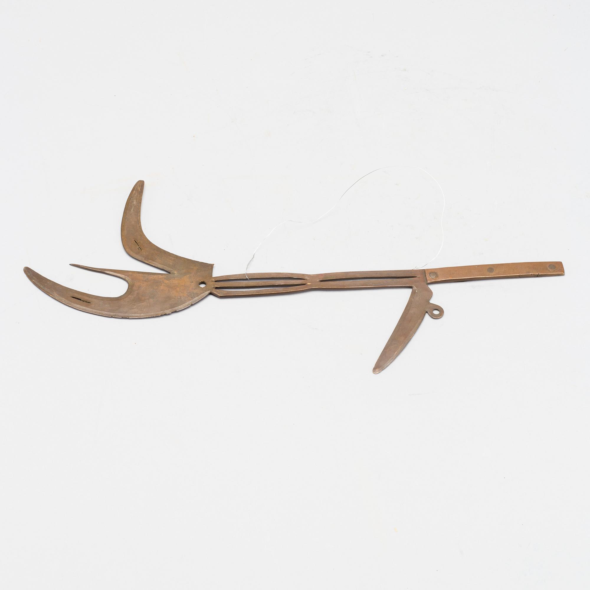 THROWING KNIFE / CURRENCY, Zande, Nzakara, Central Africa.