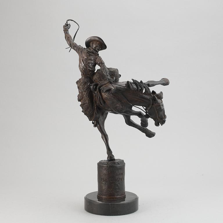 Harry Jackson, after. Sculpture. Signed. Foundry mark. Height 53 cm (including base).