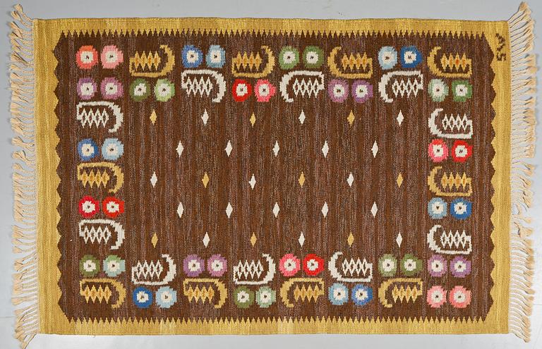 MATTA, rölakan, Sofia Widén, monogramsignerad, 205 x 139 cm, 1900-talets andra hälft.