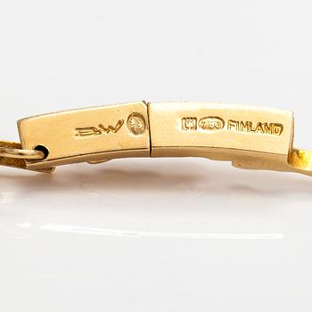 Björn Weckström, Halsband "Tundra", 18K guld. Lapponia.