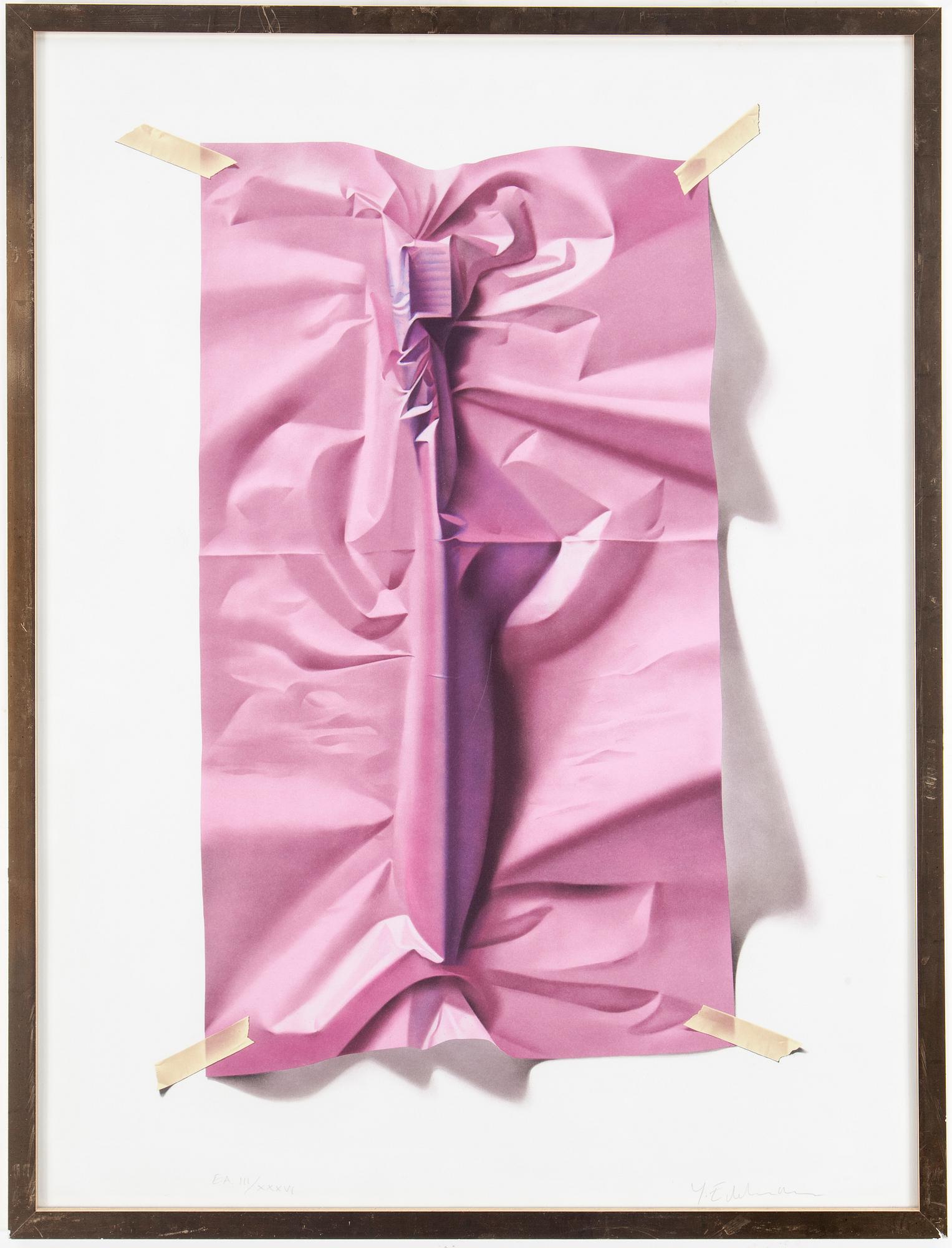 YRJÖ EDELMANN, colour litograph, signed with pencil and numbered.