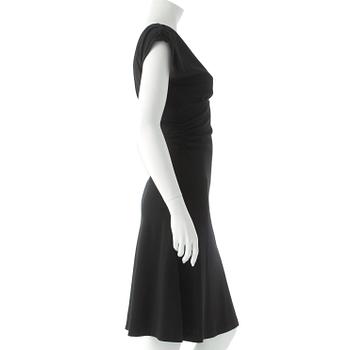 DIANE VON FURSTENBERG, a black wool dress.