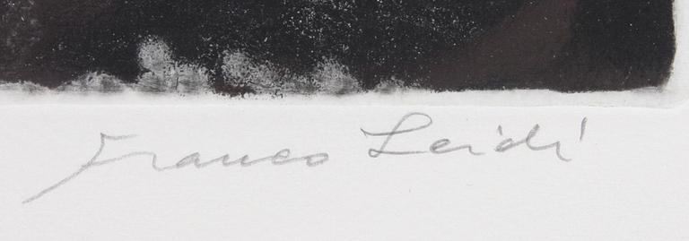 FRANCO LEIDI, fotogravyr, sign.