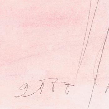 EDDIE FIGGE, blandteknik, signerad och daterad 2000.