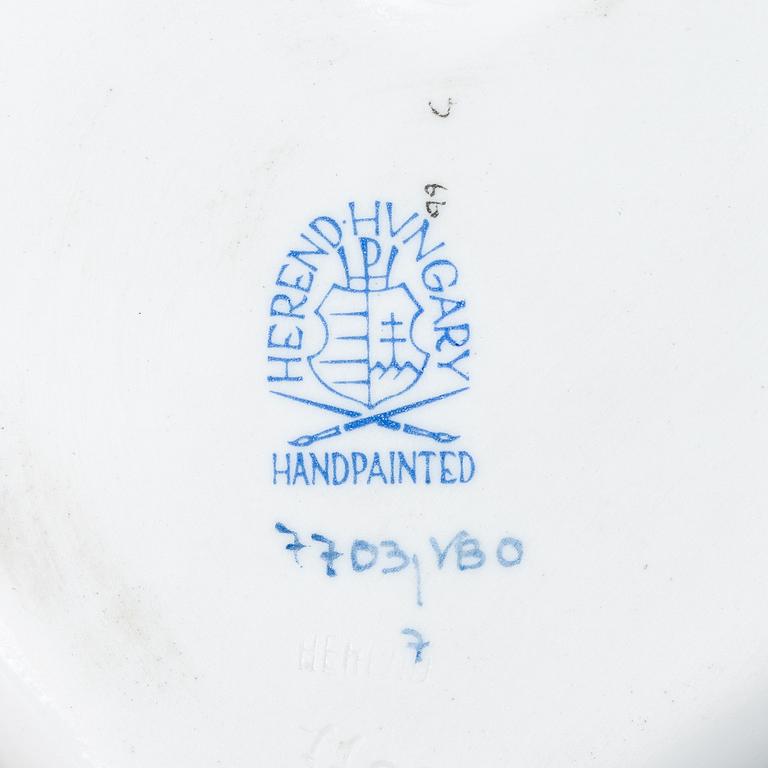 Mat-, kaffe- och teservis, 111 delar, "Queen Victoria", Herend, Ungern.