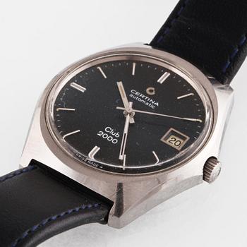ARMBANDSUR, Certina, club 2000, stål, ca 1900-talets fjärde kvartal.