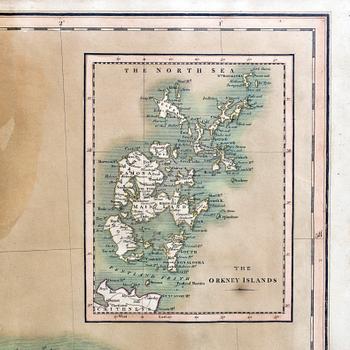 A John Cary map 1801 " A new map of Scotland".