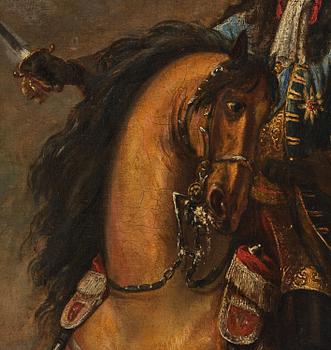 Alexander van Gaalen (Gaelen), hans krets, Wilhelm III av Oranien i slaget vid Boyne 1690.