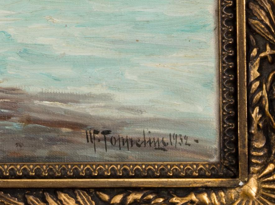 WOLDEMAR TOPPELIUS, SEA LANDSCAPE.