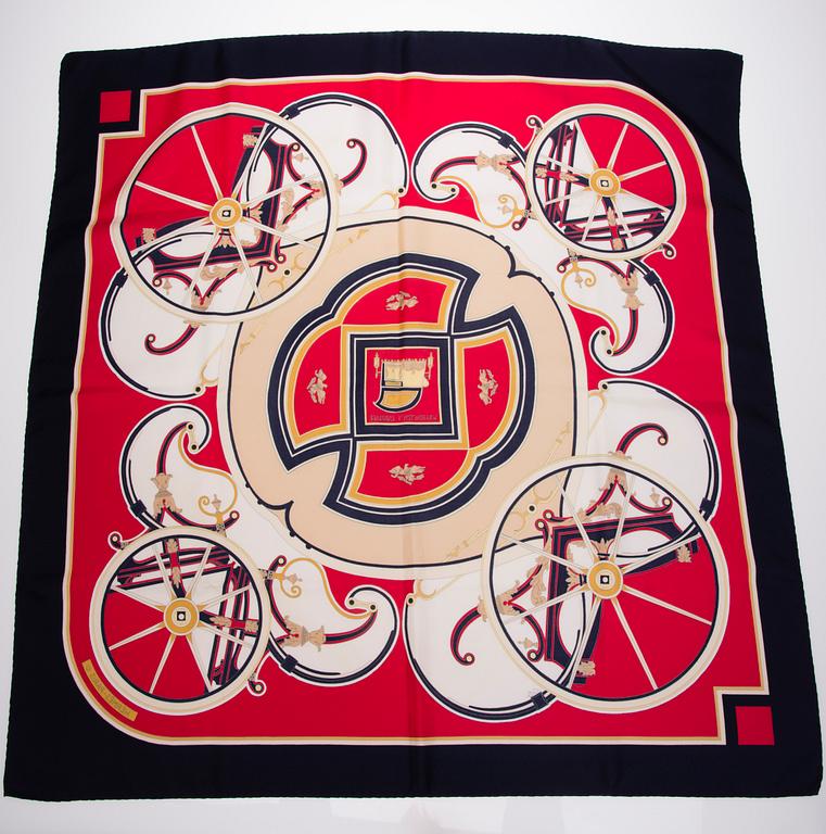 SCARF, "Washington's Carriage", Hermès.