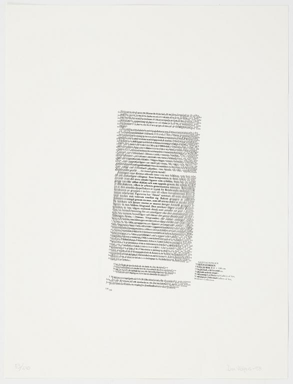 Dan Wolgers, lithograph, 1998, signed 53/290.