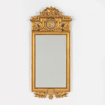 Mirror, Gustavian style, mid-20th century.