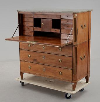 CHIFFONJÉ, Lars Almgren (mästare i Stockholm 1770-1795), tillskriven. Sengustaviansk.