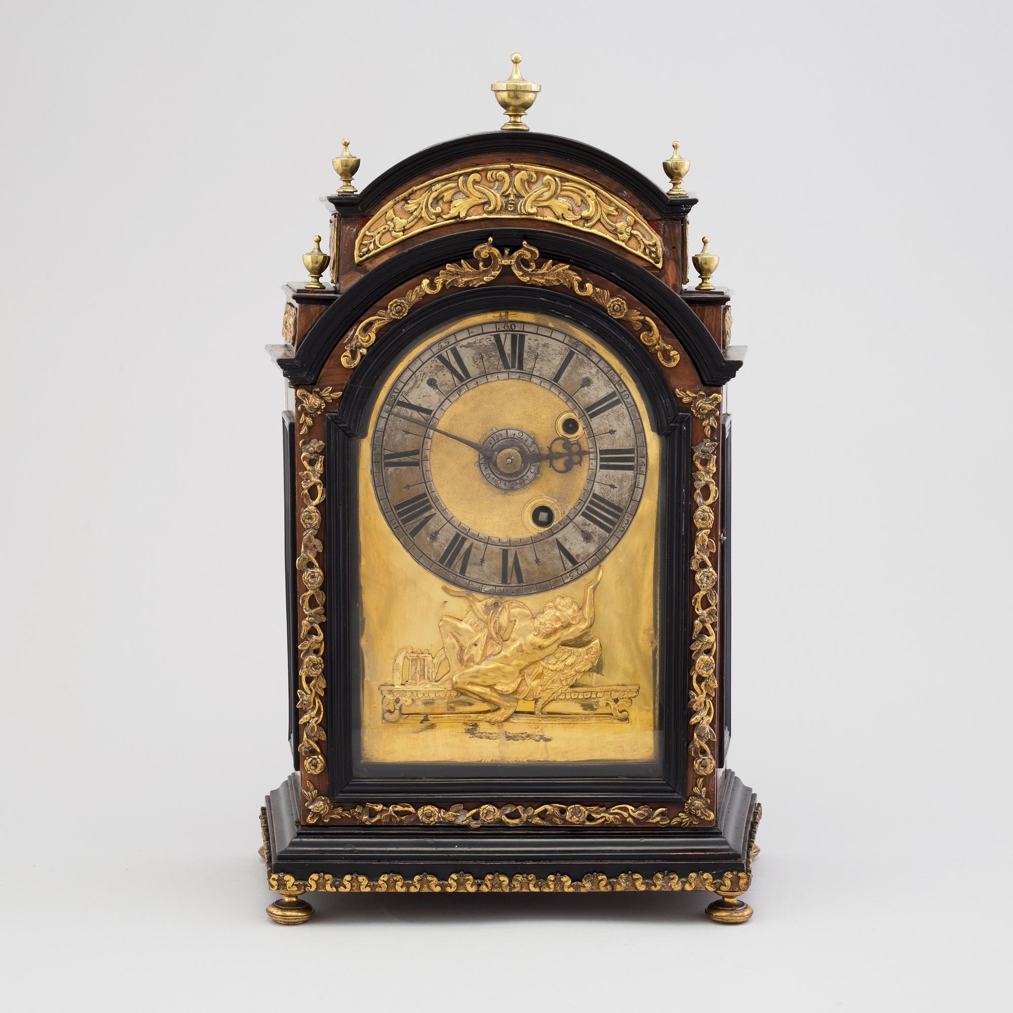 A late Baroque 18th century mantel clock.