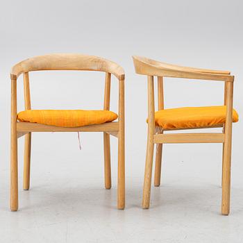 Carl-Axel Acking, Six "Tokyo" chairs, 'Triva series', Nordiska Kompaniet, 1960's.