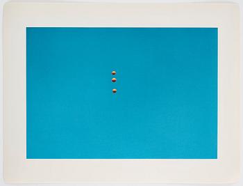 John Baldessari, "Trowing three balls in the air to get a straight line".