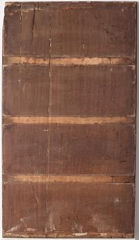 A set of three Chinsese hardwood panels, Qing dynasty.