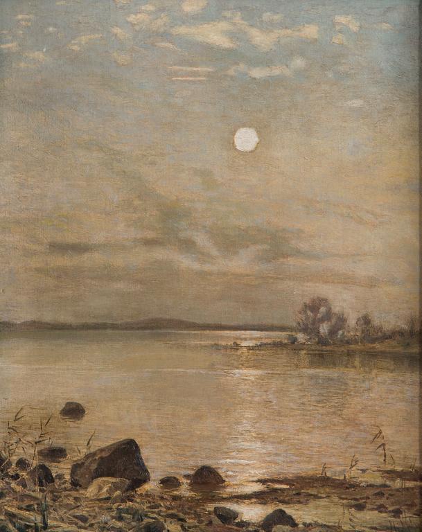 Hjalmar Munsterhjelm, Moonlight at the Shore.