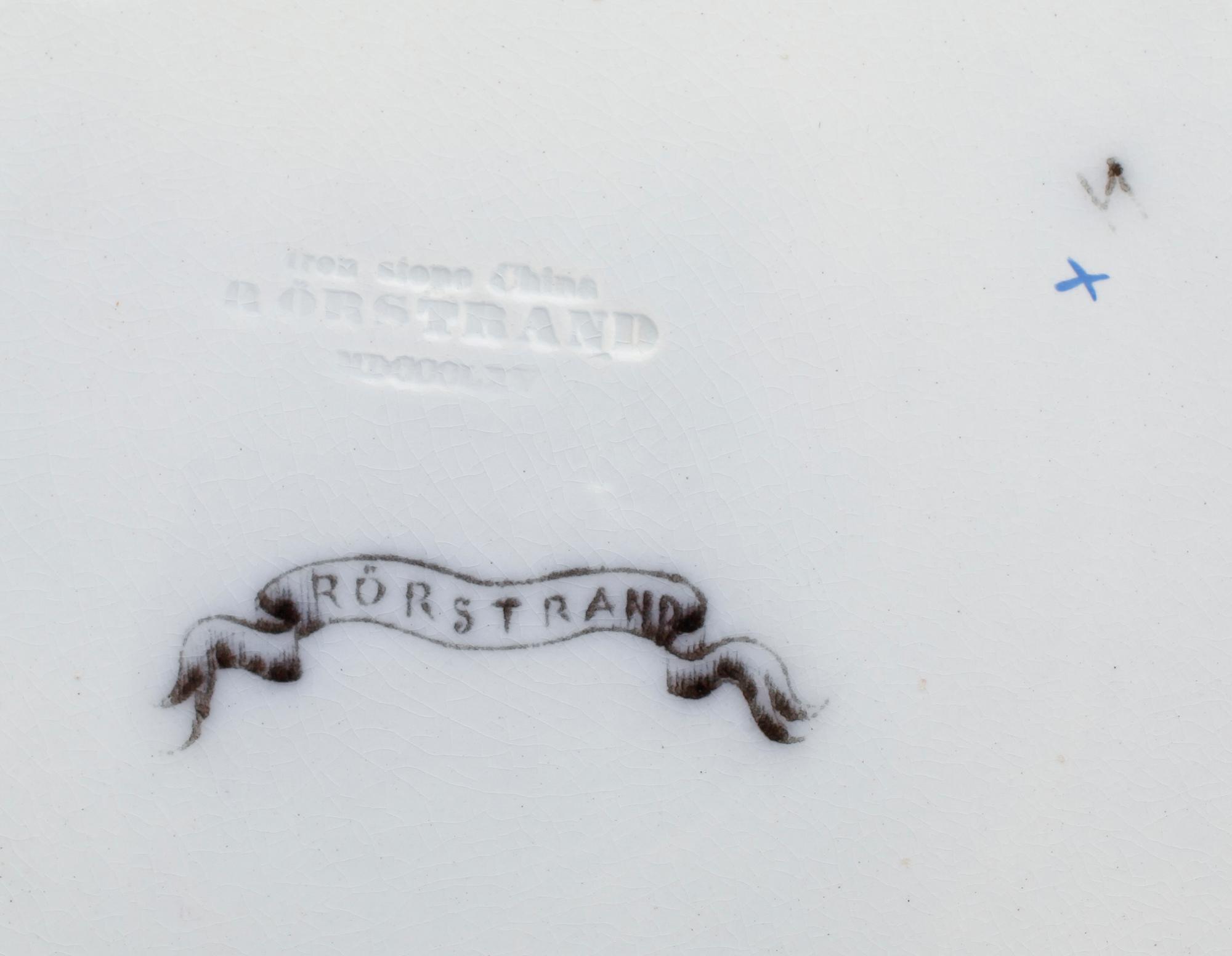 SERVISPORSLIN, 50 snarlika delar, "Japan", Rörstrand, sekelskiftet 1900.