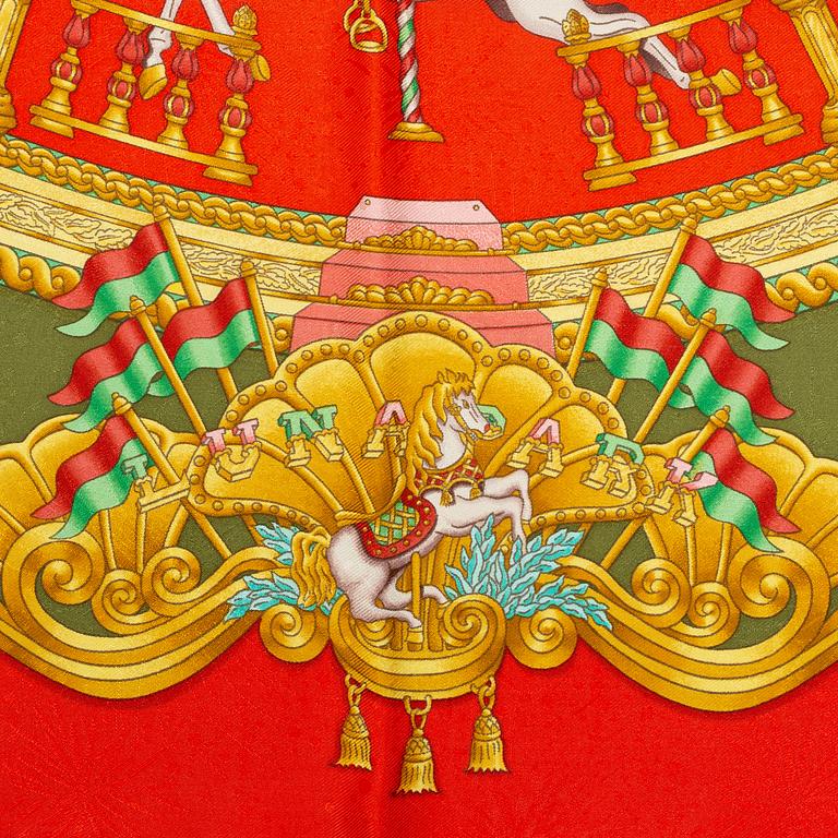 Hermès, scarf, "Luna Park".