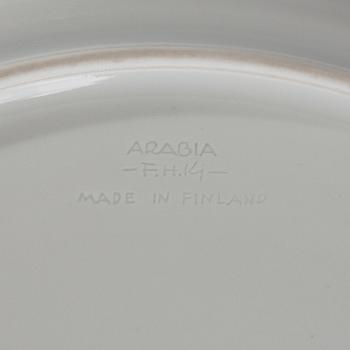 FRIEDL HOLZER-KJELLBERG, TEA SET 31 PIECES. Helmi. Sign. F.H.Kj, Arabia made in Finland.