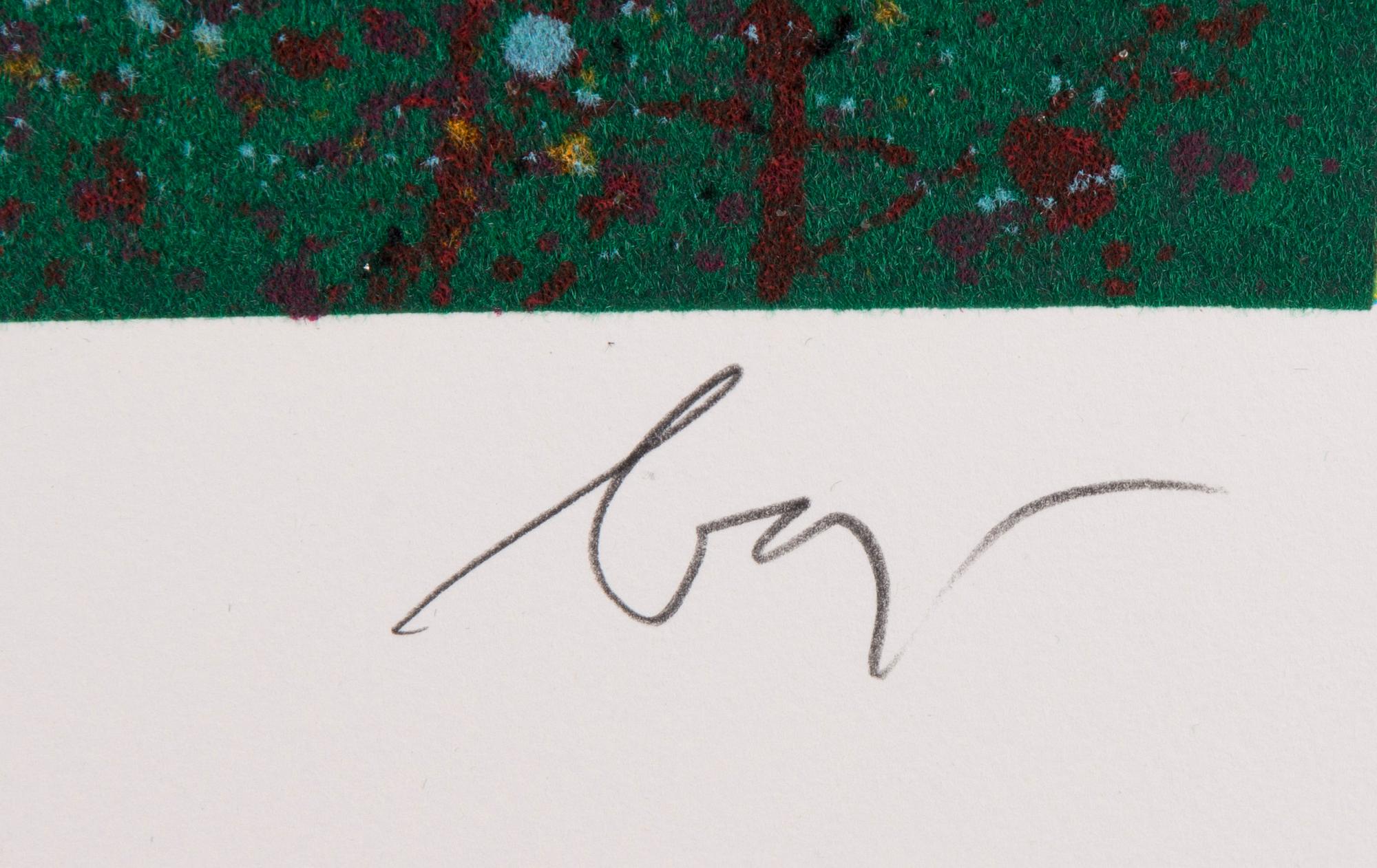 ENRICO BAJ, blandteknik och färgtryck, 5 st, signerade och numrerade.