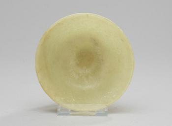 A jade bowl, Qing dynasty.