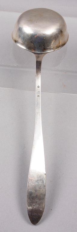 SOPPSLEV, silver, belgiska importstämplar, 1814-31.