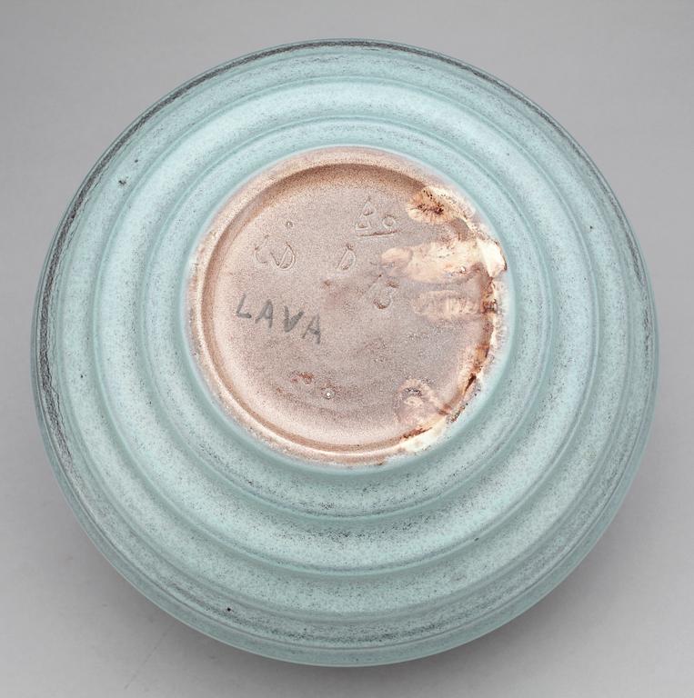 VAS, fajans, Ewald Dahlskog, Bobergs Fajansfabrik, Gefle 1930-43. "Kulvasen".