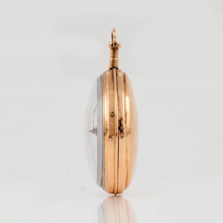 FICKUR, guld, märkt: "Breguet, à Paris", 1800-tal.