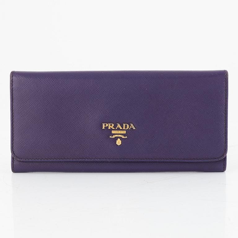 Prada, plånbok.